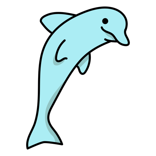 Oceanic Dolphins Png Picture (mint, black)