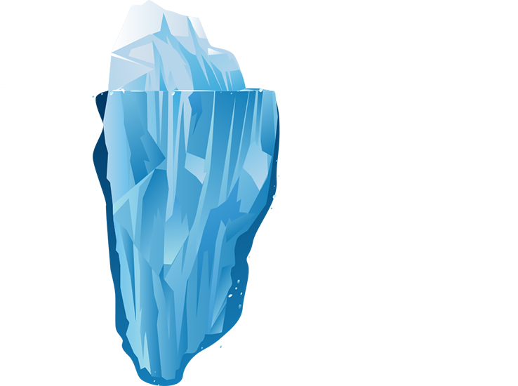 Iceberg Png Hd (white, silver, lavender, teal)