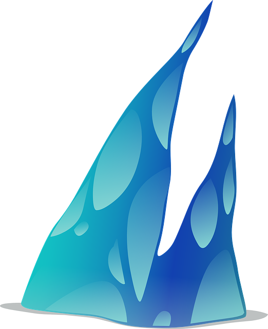 Iceberg Png Pic (teal, black)