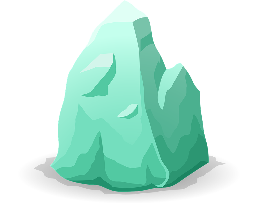 Iceberg Png Picture (gray, lavender, black, mint, teal)