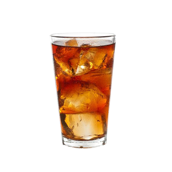 Iced Tea Transparent Background (white)