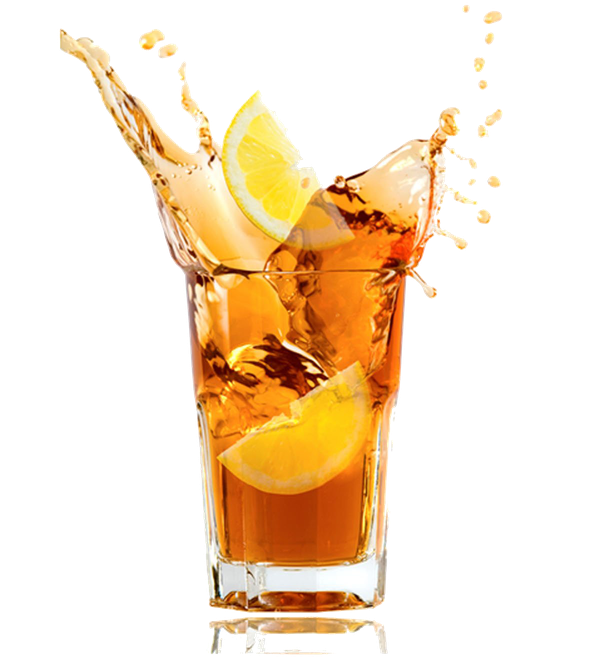 Iced Tea Transparent Png (white, black, gold)