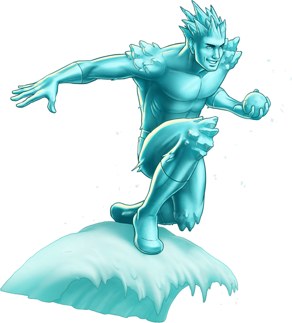 Iceman Png (gray, lavender, mint, teal)