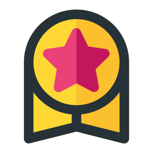 Achievement Free Transparent Png Icon Download (purple, salmon, black, gold)