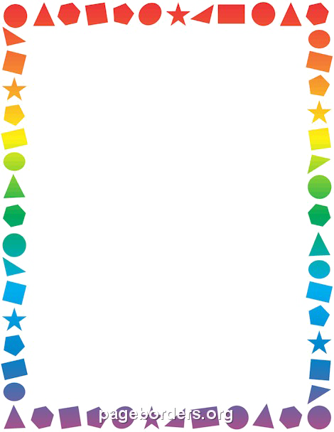 School Border Transparent Png (white)