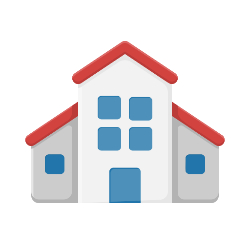 School Building Free Nobackground Png Icon Download (silver, black, gray, lavender, chocolate)