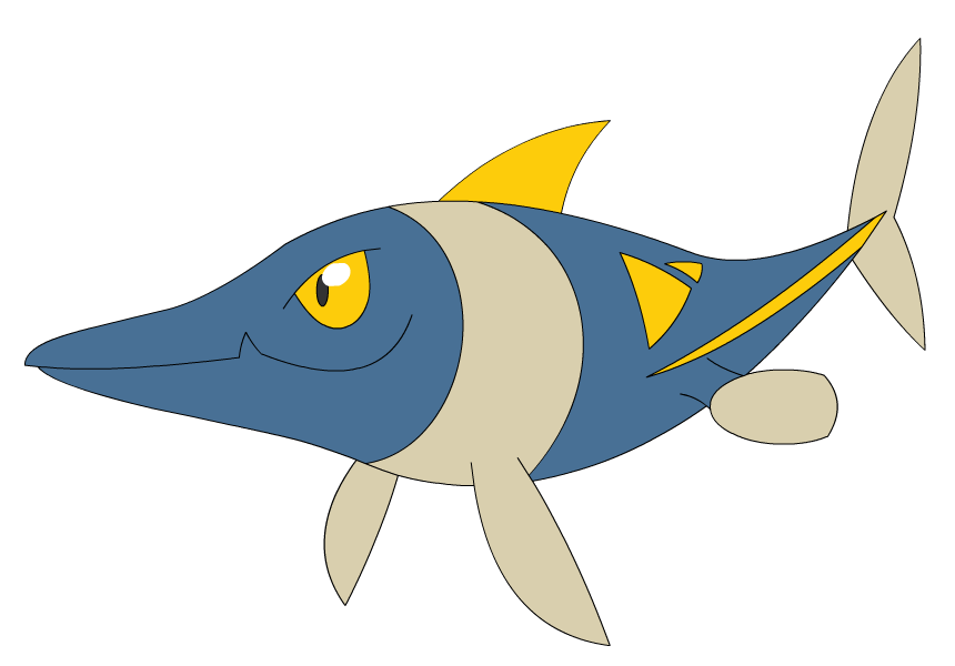 Ichthyosaur Half Life Png Clipart (gold, black, gray, silver)