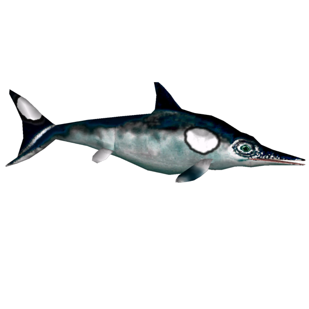 Ichthyosaur Half Life Png Images (indigo, gray, white, black, silver)