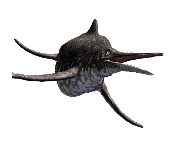 Ichthyosaur Half Life Png Pic (black, white)