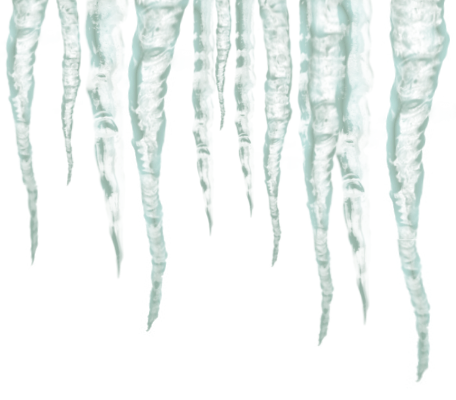 Icicles Png Picture (white, green)