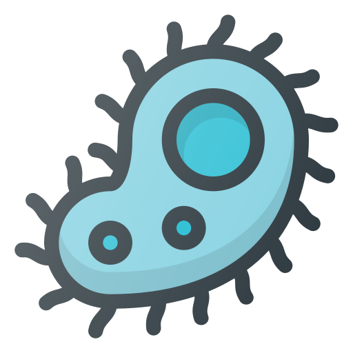 Science Medical Virus Biology Bacteria Free Png Icon Download (silver, black, mint)