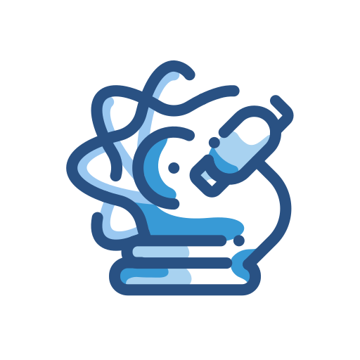 Science Microscope Biology Molecule Icon Free Transparent Png Icon Download (teal, black)