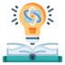 Science Tech Lightbulb Idea Research Icon Free Transparent Png Icon Download (silver, salmon, black, gray, teal)