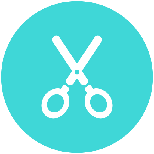 Scissor Icon Free Nobackground Png Icon Download (greenish blue, black, white)