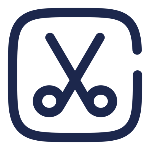 Scissors Square Free Transparent Png Icon Download (navy, black)