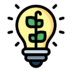 Eco Lightbulb Energy Ecology Bulb Renewable Icon Free Png Icon Download (beige, gray, lavender, black)