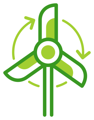 Eco Renewable Ecology Wind Energy Icon Free Nobackground Png Icon Download (olive, green, black, white)