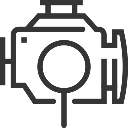 Iconfinder Bl Engine Development Magnifier Search Fix Motor Cara Free Nobackground Png Icon Download (black, indigo)