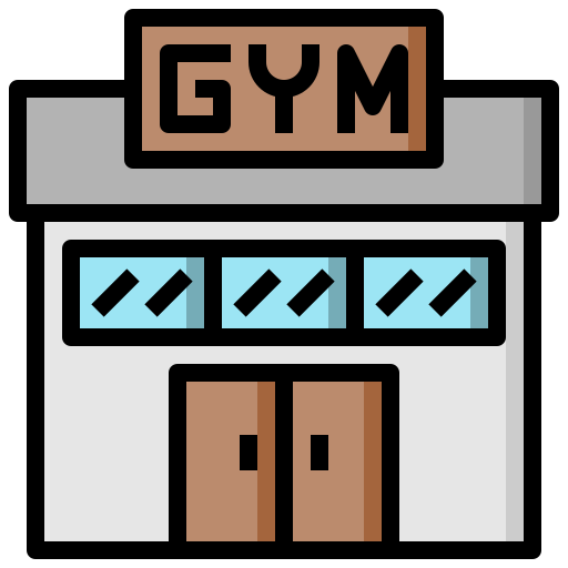 Iconfinder Gymsports And Competitionarchitecture And Cityfitnessarchitecturebuildingsportexercise Free Png Icon Download (silver, salmon, black, gray, lavender)