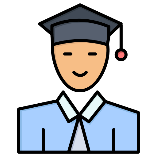 Iconfinder Student Education Graduate Learning Free Png Icon Download (salmon, indigo, black, gray, lavender)