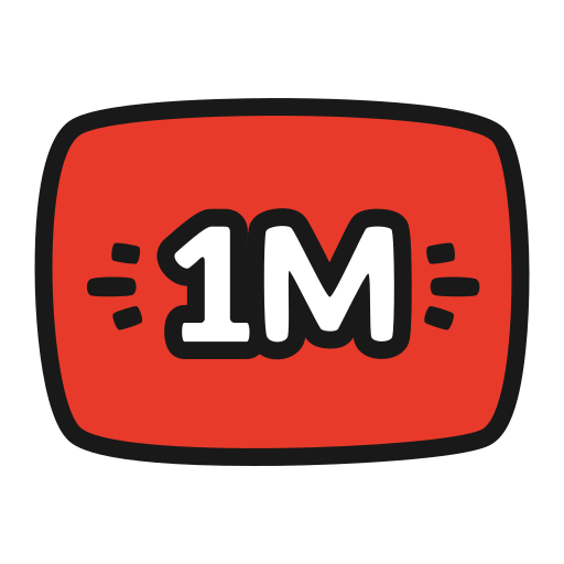 Iconfinder Youtubemmillionviewsredbutton Free Nobackground Png Icon Download (chocolate, black, white)