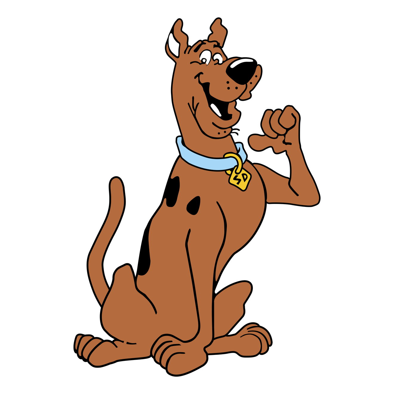 Scooby Doo Where Are You Png Hd (black, chocolate)