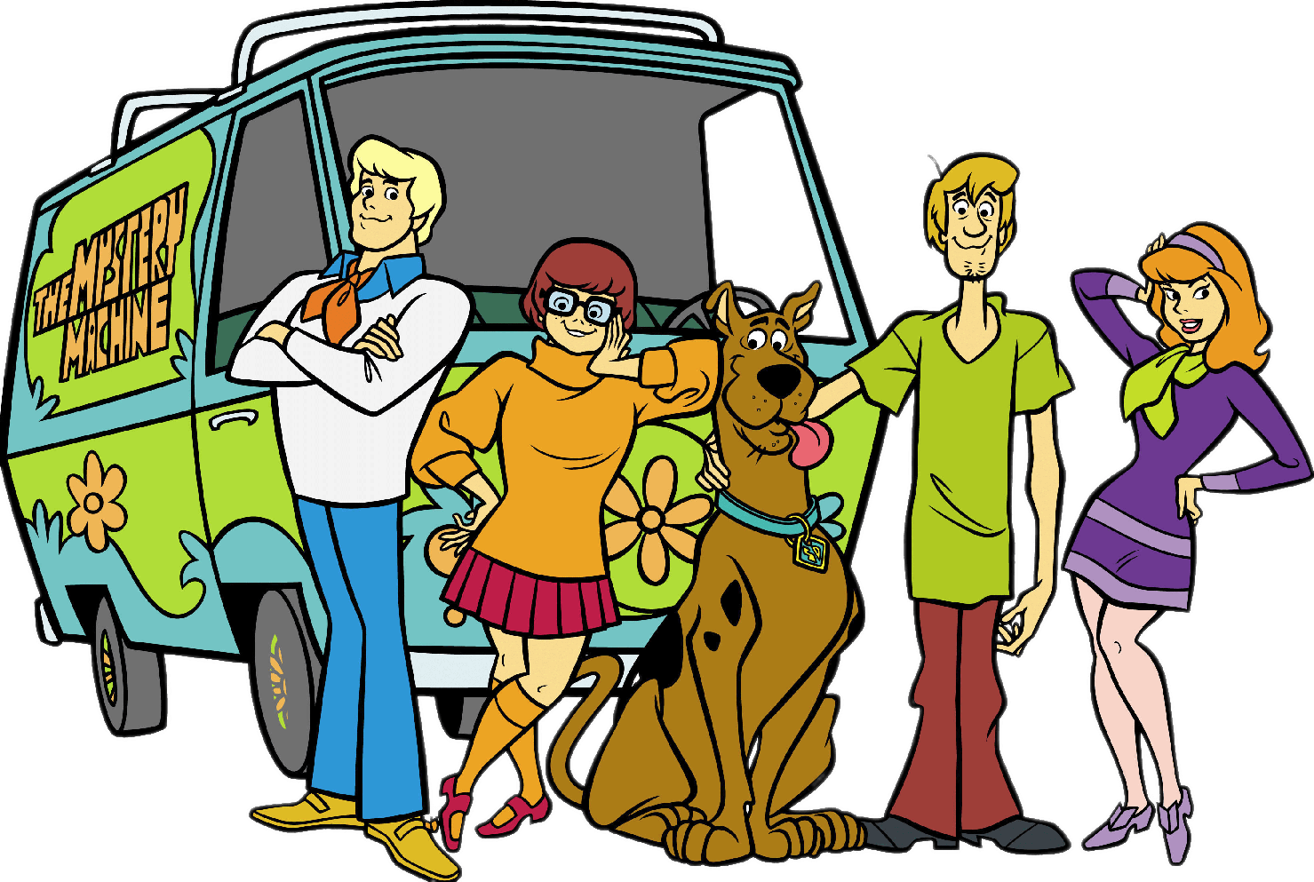 Scooby Doo Where Are You Png (gold, lavender, orange, chocolate, gray)