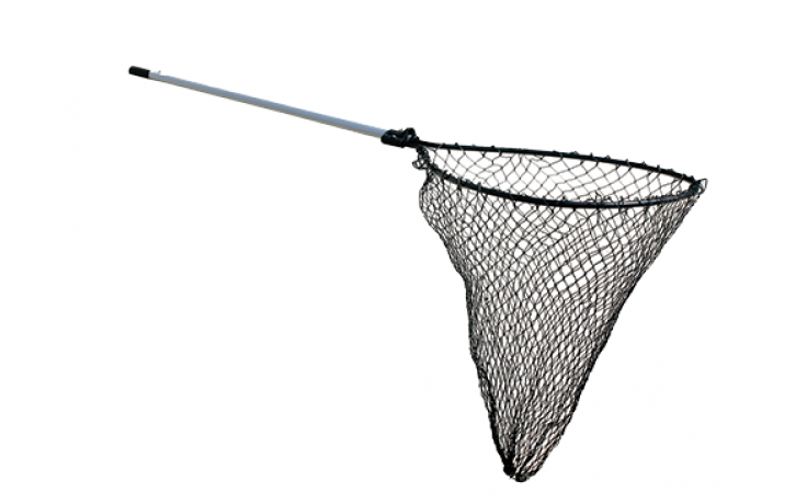 Scoop Net Fishing (black, gray, white, silver)