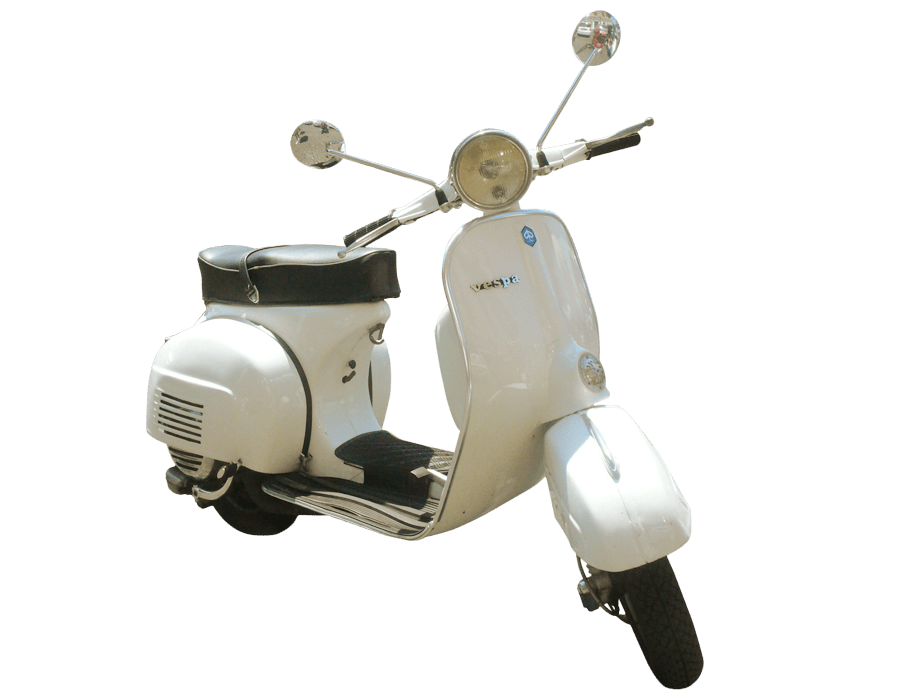 Scooter Transparent Isolated Images Png (white, gray)