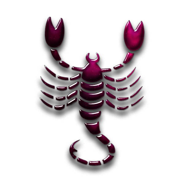 Scorpio Zodiac Symbol Png Image (black, lavender, white, gray)