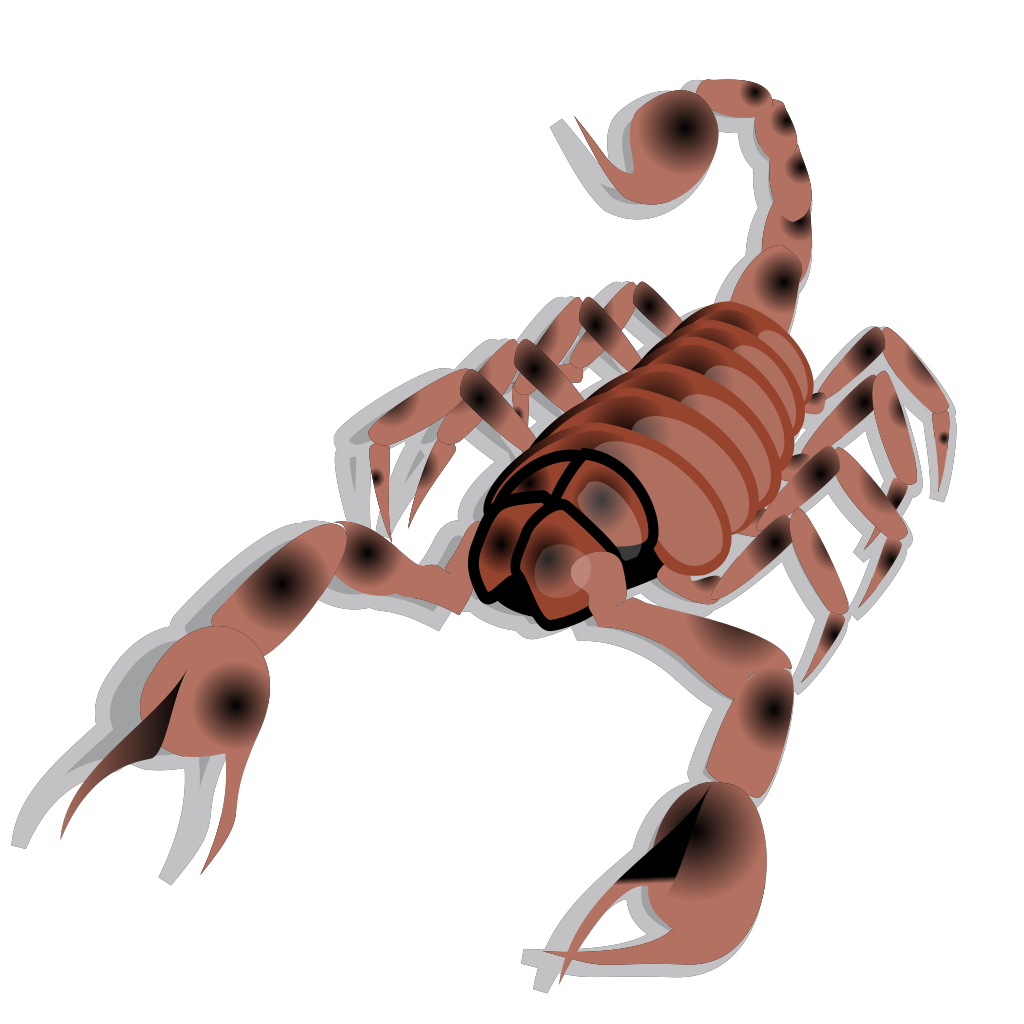 Scorpion Arachnids Png Clipart (black, silver, gray)