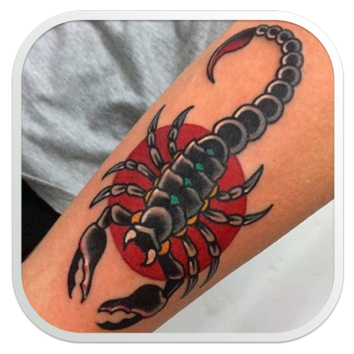 Scorpion Tattoo Png Image Hd (gray, lavender, white)