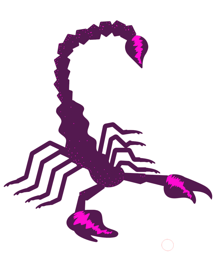 Scorpions Png Image (indigo, white)