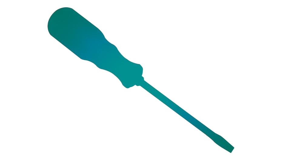 Screwdriver Png Hd Isolated (white, teal)