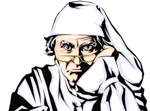 Scrooge Png Clipart (black, white)