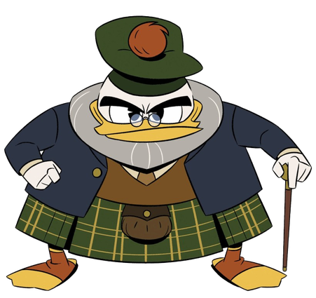 Scrooge Png File (black, green, olive, indigo, silver)