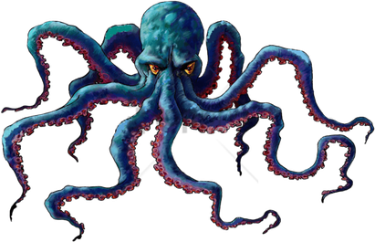 Octopuse Png Isolated Photo (black)