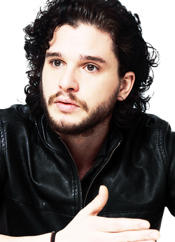 Actor Kit Harington Png Image (black)