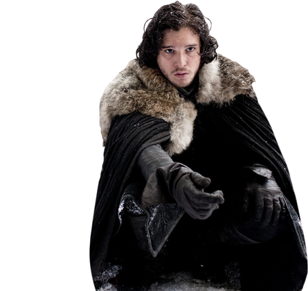 Actor Kit Harington Png Pic (black)