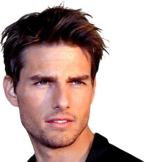 Actor Tom Cruise Png Clipart (black)