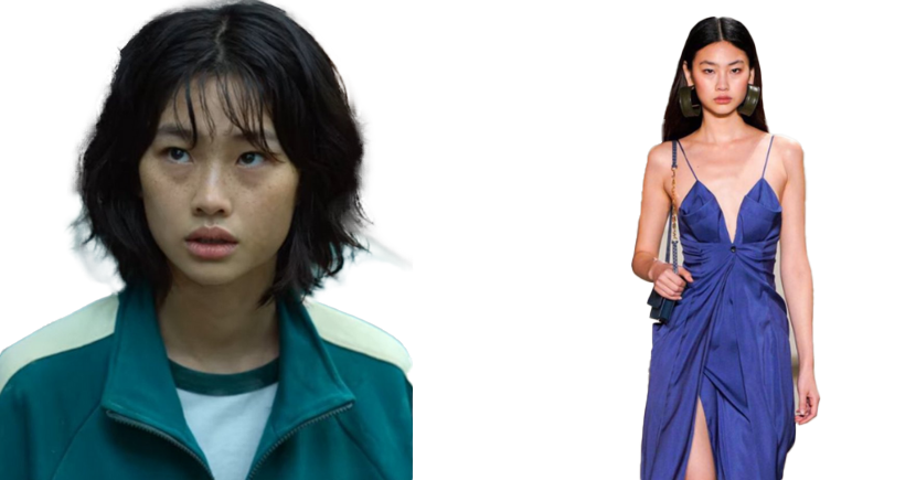 Actress Jung Ho Yeon Png Transparent (white, teal, black)