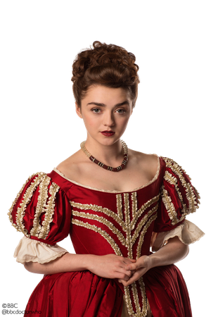 Actress Maisie Williams Png File (white, silver, maroon, black)