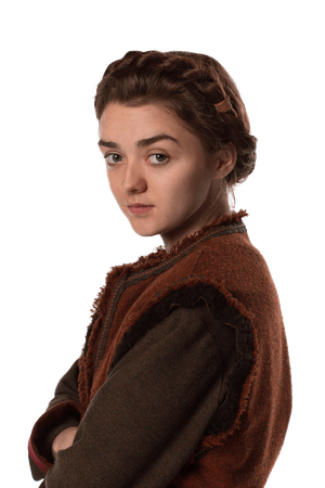 Actress Maisie Williams Png Hd (black)