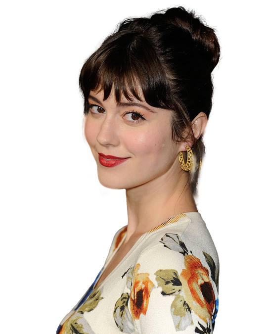 Actress Mary Elizabeth Winstead Png (black)