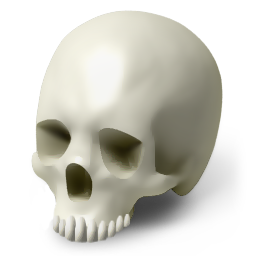 Scull Halloween Free Png Icon Download (silver, white, beige, black, gray)