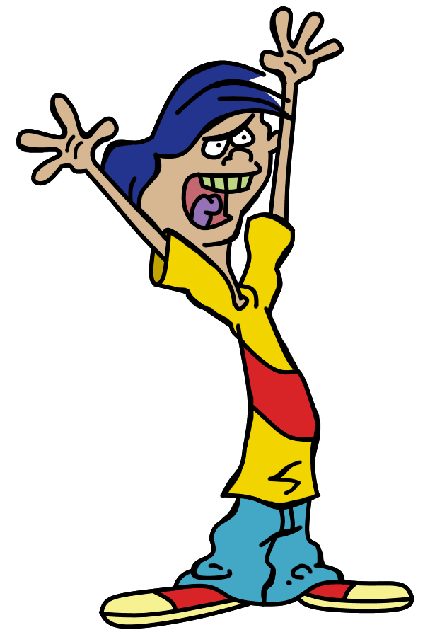 Ed Edd N Eddy Transparent Png (gray, gold, red, navy, black)