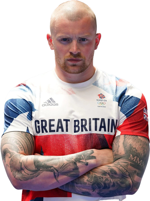 Adam Peaty Download Png Image (white, beige, black)