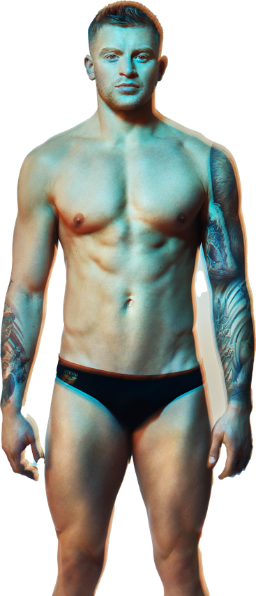 Adam Peaty Olympic Player Transparent Images Png (black, olive)