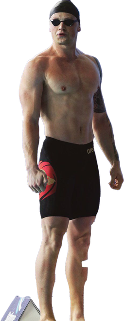 Adam Peaty Png Transparent Picture (black)