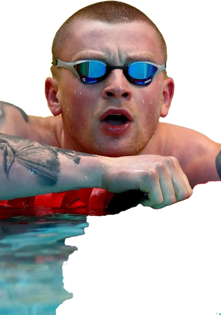 Adam Peaty Png Transparent (maroon, black)